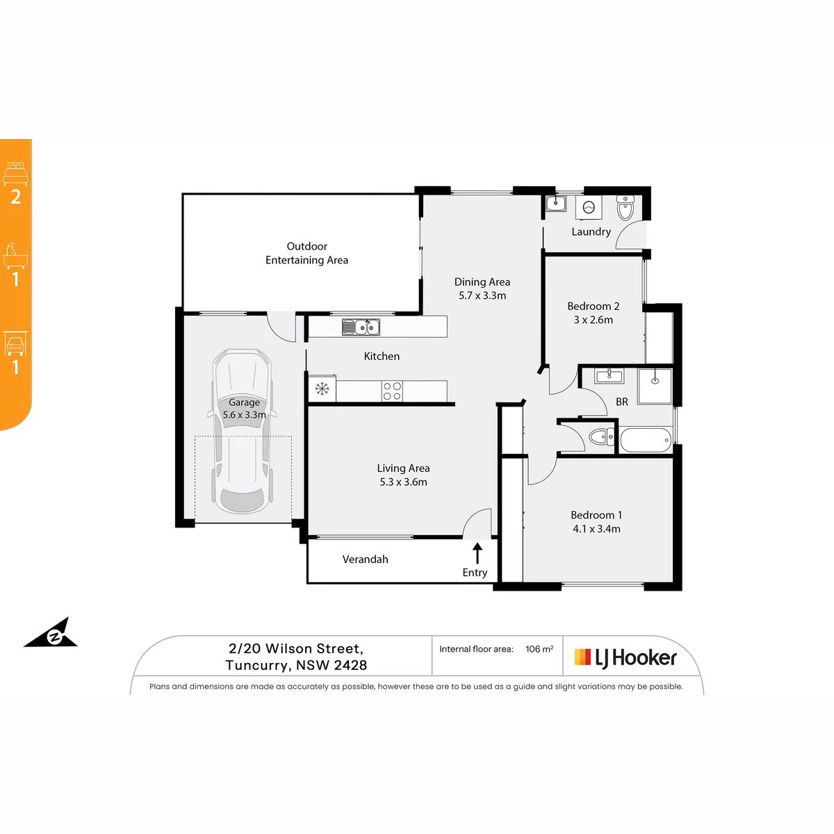 2/20 Wilson Street, Tuncurry, NSW 2428