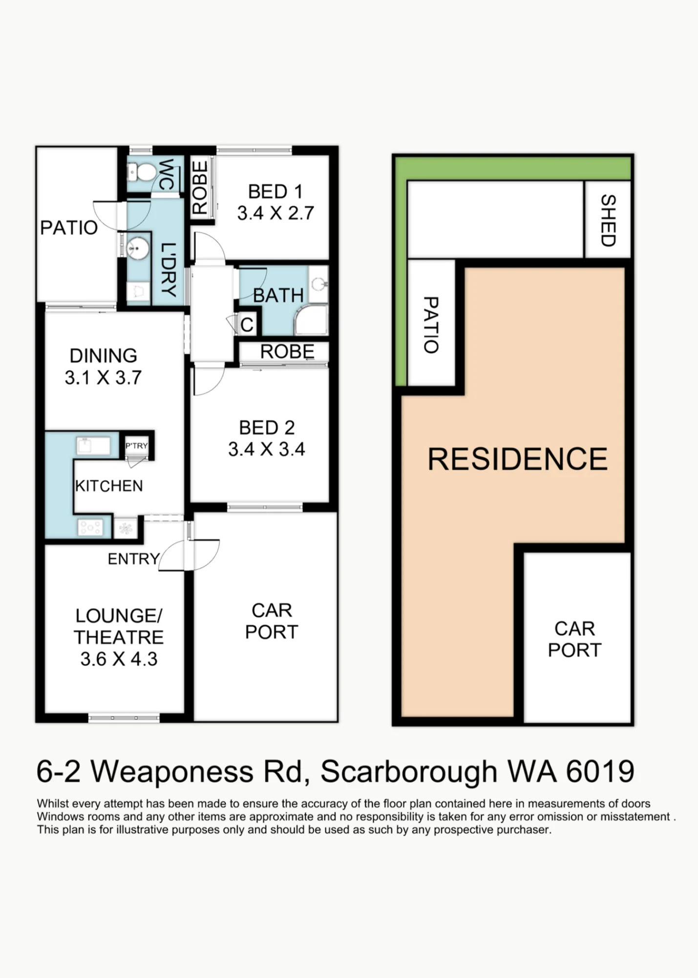 6/2 Weaponess Drive, Scarborough, WA 6019