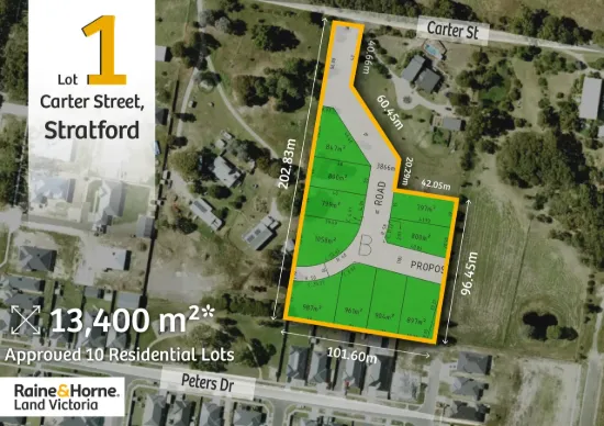 APPROVED 10 RESIDENTIAL LOTS DEVELOPMENT OPPORTUNITY IN STRATFORD!