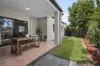 Ground floor unit with large private courtyard and internal double garage