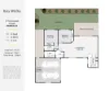 Ground floor unit with large private courtyard and internal double garage