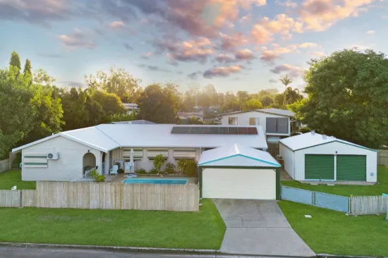 Prime Poolside Living with a Large Workshed