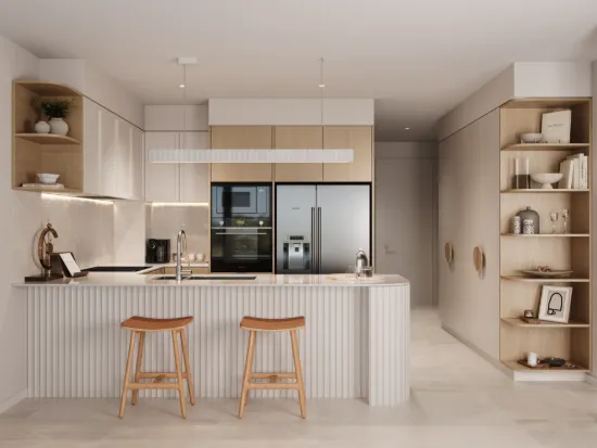 EAST-FACING 2 BEDROOM + MPR RESIDENCE WITH LANDSCAPED OUTLOOK
