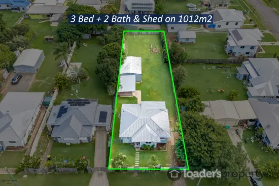3 BEDS + 2 BATH & HUGE SHED on 1012m2 in PREMIUM LOCATION!