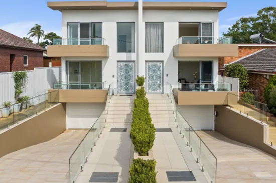 Designer Duplex Living with Golf Course Backdrop