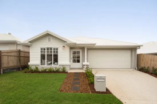 Architectural Coastal Elegance by Coral Homes with Soaring Raked Ceilings