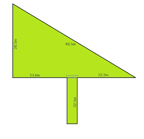 Build your dream home on 736sqm!