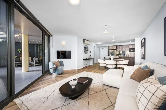 Expansive Courtyard with Direct Pool Access