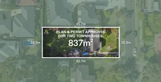 Plan And Permit Approved for Two Townhouses