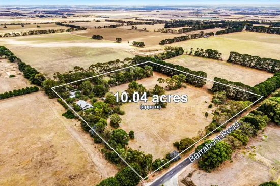 Barrabool Hills Rustic Lifestyle on 10 Acres with Character Home