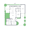 Renovated class in leafy rear privacy