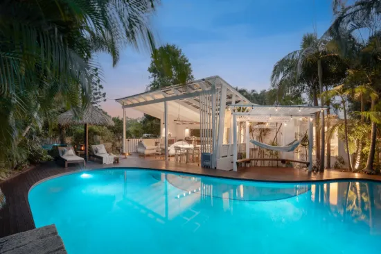 A Private Tropical Sanctuary Just Moments from the Beach