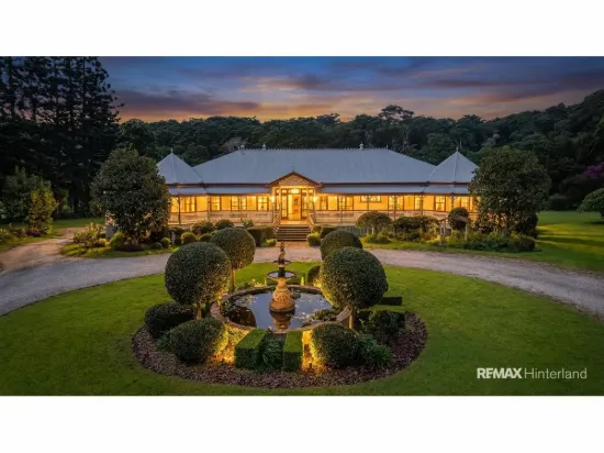 Landmark Maleny Residence on 4.6 Acres Backing Mary Cairncross Scenic Reserve