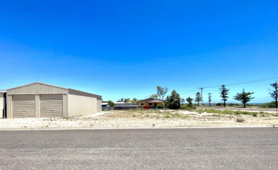 Prime Corner Block with Uninterrupted Water Views Over Murat Bay  New High-Clearance Shed Included
