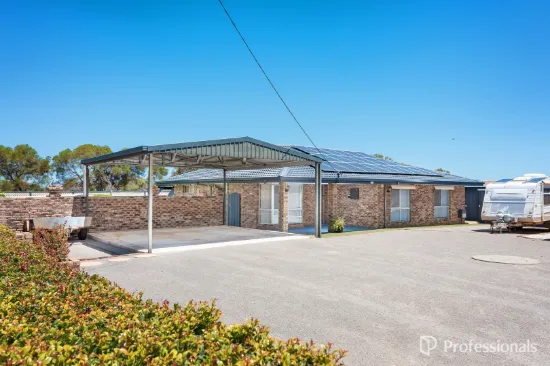 Low-Maintenance Home with Solar, Shed & Entertaining Area