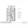 Modern Apartment with Spacious Enclosed Balcony
