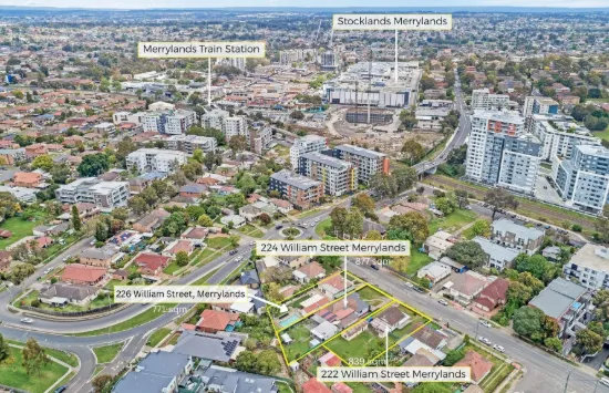 Landmark R4 Development Opportunity - 2,487sqm Triple Lot with 48.7m Frontage in the Heart of Merrylands