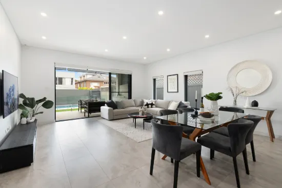 Classy Contemporary Full Brick Duplex Tailor-Made for Entertaining