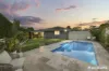 Quality front to back renovation, private backyard with pool 