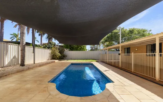 Poolside paradise with space, style and Pilbara practicality!