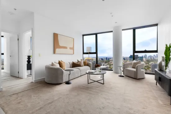 28th Floor Living, Skyline Views and South Yarra at Your Doorstep