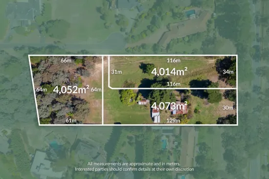 Three Prestigious One-Acre Opportunities in a Landmark Warrandyte Setting