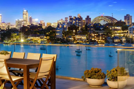 World-class harbour views and absolute waterfront luxury