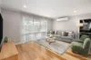 Stylish single-level family living with poolside appeal.