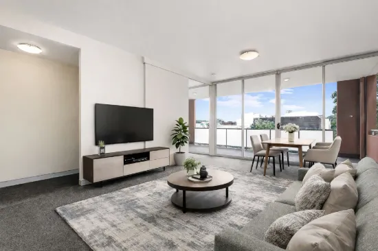 Stylish North-Facing Apartment in Premium Metro Village Setting