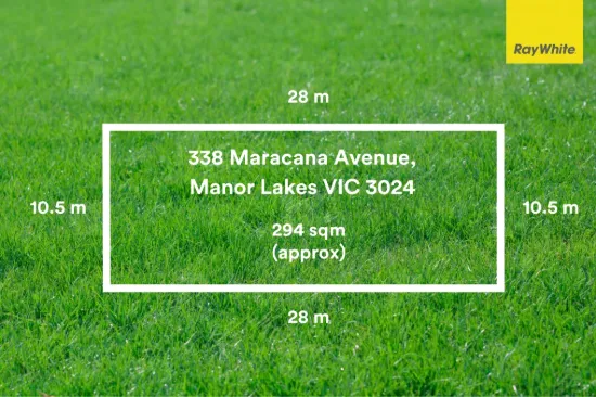 North Facing Titled 294m² Block with No Easement