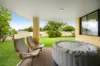  4 bedroom modern home on elevated position.