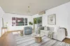 Spacious, light-filled, house like living metres to rail
