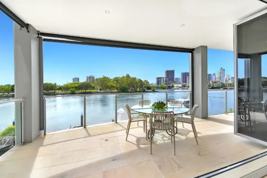 Main River Masterpiece  3 Beds, Skyline Views & Private Marina!