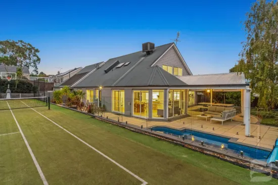 Resort-Style Living with Multiple Living Zones, Pool, Spa & Tennis Court