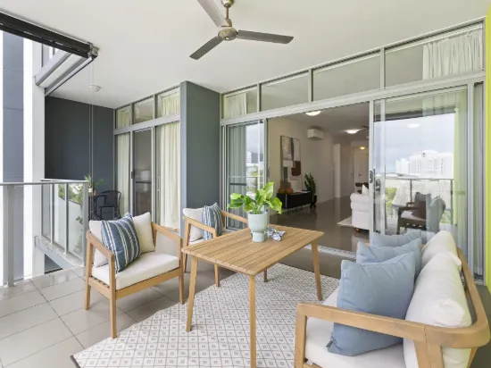 Elevated City Living with Oversized Balcony and Esplanade Outlook