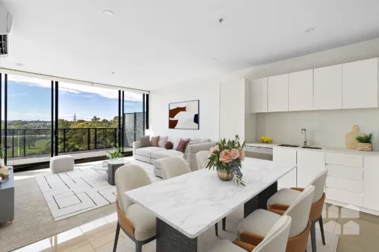 River & city views at Maribyrnong’s best address