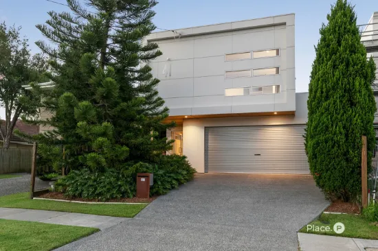 Luxury industrial-inspired family entertainer