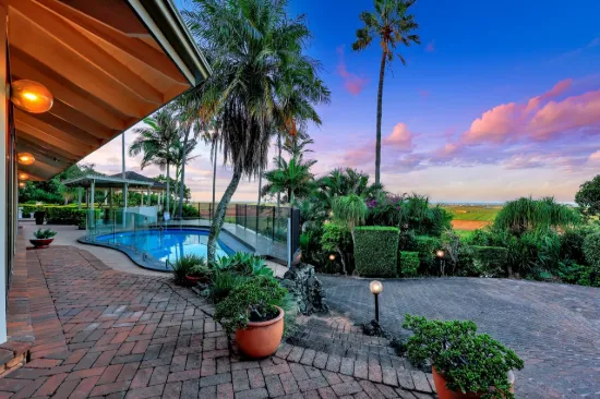 Elevated Architectural Entertainer with Ocean Outlooks