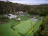 Private family estate with charming ranch style home, set on pristine three acres of bliss
