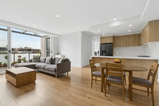 Modern Top Floor North-Facing Apartment with Entertainer's Balcony in Boutique Security Complex (Access via Aboukir Street Block A)