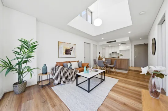 North-Facing, Sun-Filled & Peaceful Apartment with Double Side-by-Side Car Spaces