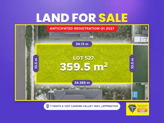 Prime Leppington Block Opportunity | 359.5sqm