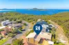 Captivating Coastal Retreat with Panoramic Ocean & Island Outlooks