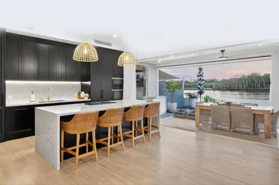 An Ultra-Rare Riverfront & Golf Course Position - Spectacularly Renovated