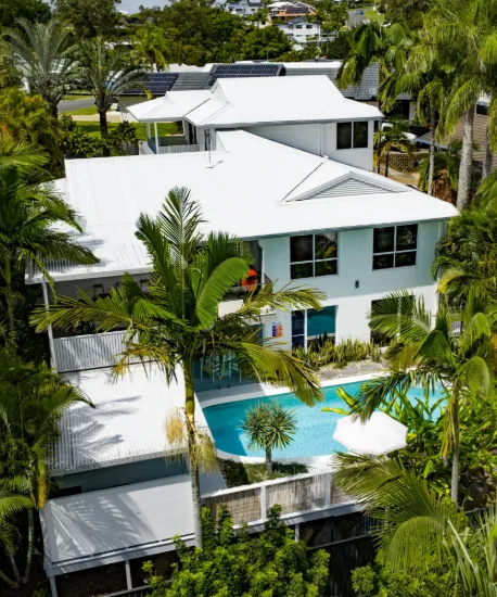Elevated Coastal Entertainer Fusing Effortless Style with Dual Living Potential 
