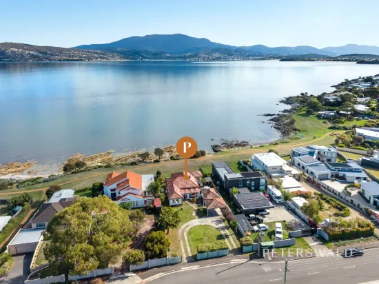 Virtual waterfront position with uninterrupted views