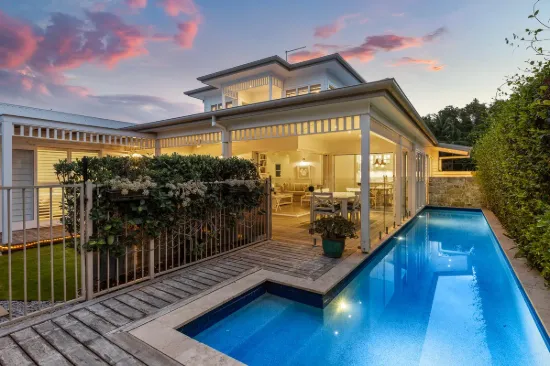 Hamptons Inspired Sanctuary with Poolside Entertaining & Beach Track Access