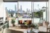 Warehouse edge with panoramic city views