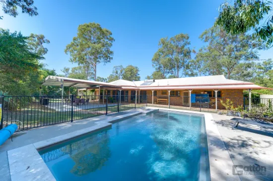 YOUR PRIVATE ACREAGE ESCAPE - PREMIUM HOME, SPARKLING POOL & VERSATILE SHEDDING ON 5 ACRES