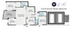 Stylish three-bedroom apartment commanding city views